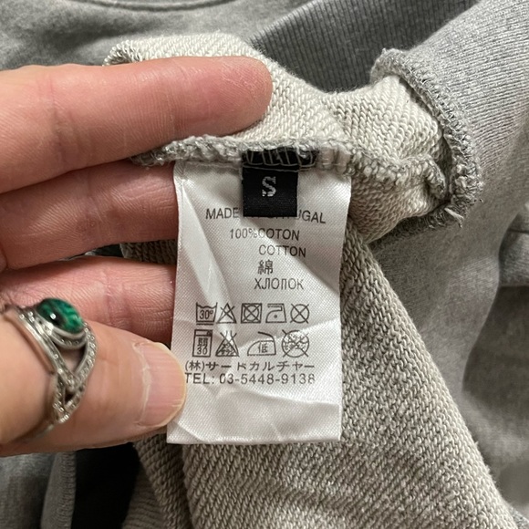 EUC Men’s Small/Women’s Medium Givenchy Rottweiler Print Cotton Sweatshirt Grey - Picture 9 of 11